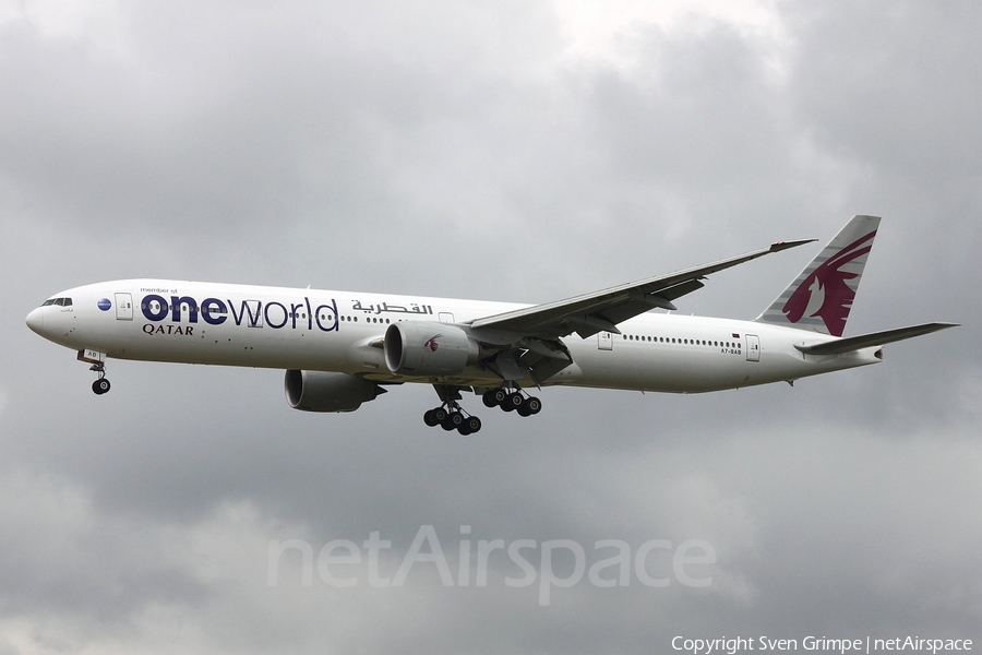 Qatar Airways Boeing 777-3DZ(ER) (A7-BAB) | Photo 114347