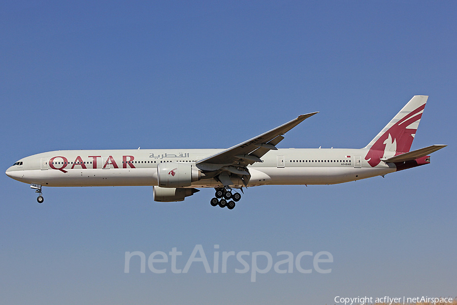 Qatar Airways Boeing 777-3DZ(ER) (A7-BAB) | Photo 153005