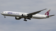 Qatar Airways Boeing 777-3DZ(ER) (A7-BAB) at  London - Heathrow, United Kingdom