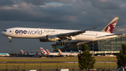 Qatar Airways Boeing 777-3DZ(ER) (A7-BAB) at  London - Heathrow, United Kingdom