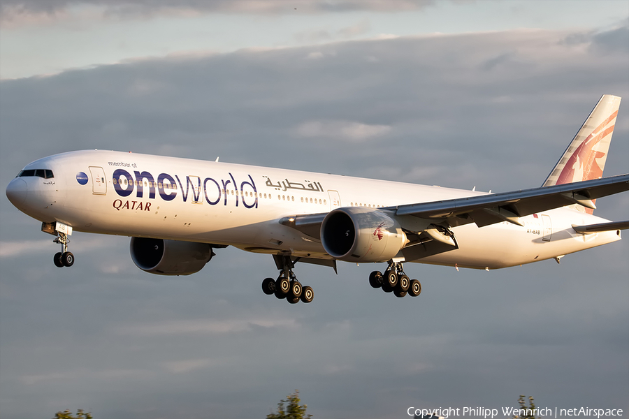 Qatar Airways Boeing 777-3DZ(ER) (A7-BAB) | Photo 194146