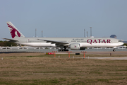 Qatar Airways Boeing 777-3DZ(ER) (A7-BAC) at  Dallas/Ft. Worth - International, United States