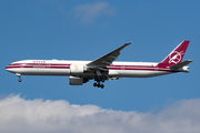 Qatar Airways Boeing 777-3DZ(ER) (A7-BAC) at  New York - John F. Kennedy International, United States
