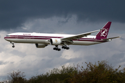 Qatar Airways Boeing 777-3DZ(ER) (A7-BAC) at  London - Heathrow, United Kingdom