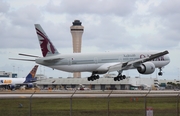 Qatar Airways Boeing 777-3DZ(ER) (A7-BAC) at  Miami - International, United States