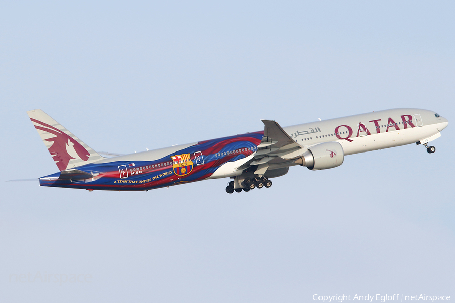 Qatar Airways Boeing 777-3DZ(ER) (A7-BAE) | Photo 157873
