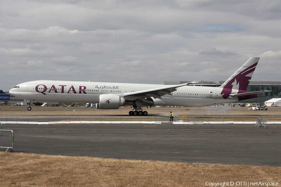 Qatar Airways Boeing 777-3DZ(ER) (A7-BAE) | Photo 302191