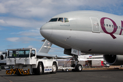 Qatar Airways Boeing 777-3DZ(ER) (A7-BAE) at  Farnborough, United Kingdom