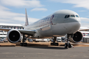 Qatar Airways Boeing 777-3DZ(ER) (A7-BAE) at  Farnborough, United Kingdom