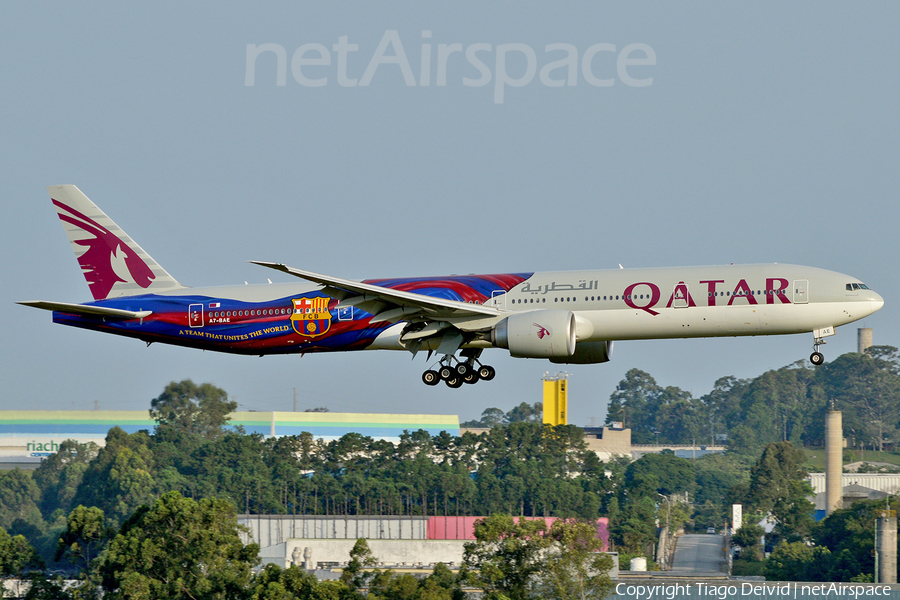 Qatar Airways Boeing 777-3DZ(ER) (A7-BAE) | Photo 332897