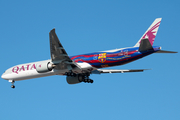 Qatar Airways Boeing 777-3DZ(ER) (A7-BAE) at  New York - John F. Kennedy International, United States