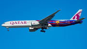 Qatar Airways Boeing 777-3DZ(ER) (A7-BAE) at  New York - John F. Kennedy International, United States