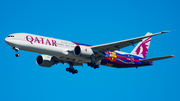 Qatar Airways Boeing 777-3DZ(ER) (A7-BAE) at  New York - John F. Kennedy International, United States