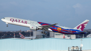 Qatar Airways Boeing 777-3DZ(ER) (A7-BAE) at  London - Heathrow, United Kingdom