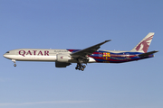 Qatar Airways Boeing 777-3DZ(ER) (A7-BAE) at  London - Heathrow, United Kingdom