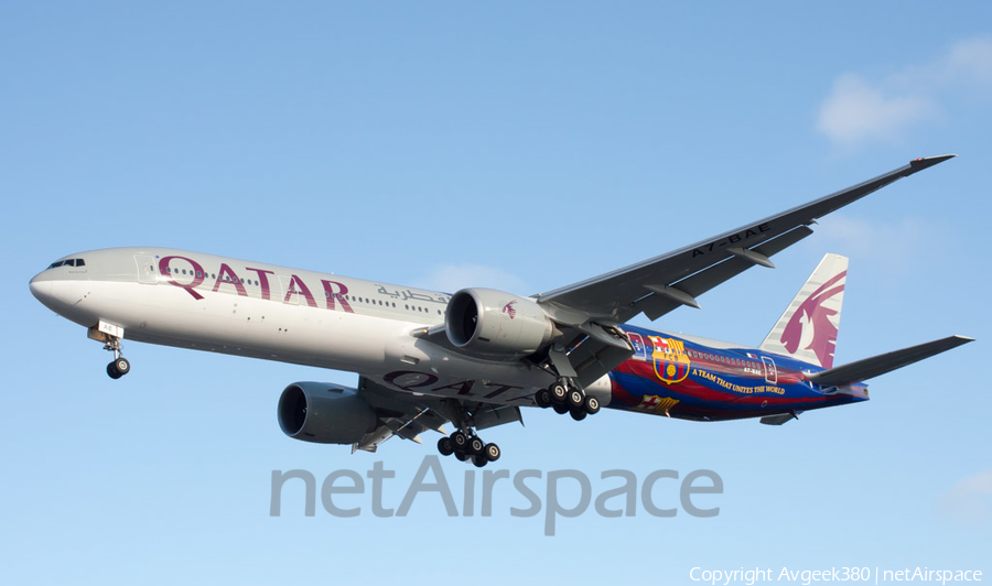 Qatar Airways Boeing 777-3DZ(ER) (A7-BAE) | Photo 66490