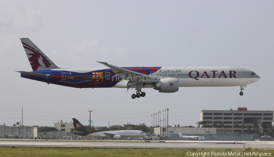 Qatar Airways Boeing 777-3DZ(ER) (A7-BAE) | Photo 297451