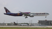 Qatar Airways Boeing 777-3DZ(ER) (A7-BAE) at  Miami - International, United States