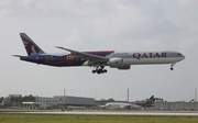 Qatar Airways Boeing 777-3DZ(ER) (A7-BAE) at  Miami - International, United States