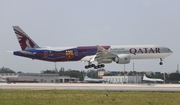 Qatar Airways Boeing 777-3DZ(ER) (A7-BAE) at  Miami - International, United States