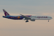 Qatar Airways Boeing 777-3DZ(ER) (A7-BAE) at  Miami - International, United States