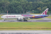 Qatar Airways Boeing 777-3DZ(ER) (A7-BAE) at  Singapore - Changi, Singapore