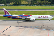 Qatar Airways Boeing 777-3DZ(ER) (A7-BAE) at  Singapore - Changi, Singapore