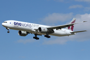 Qatar Airways Boeing 777-3DZ(ER) (A7-BAF) at  Dallas/Ft. Worth - International, United States