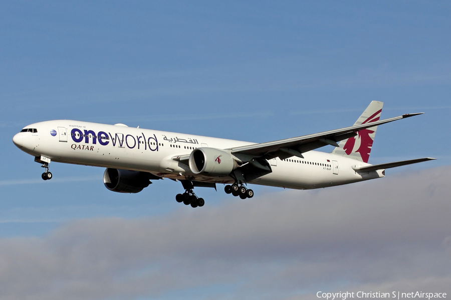 Qatar Airways Boeing 777-3DZ(ER) (A7-BAF) | Photo 432316