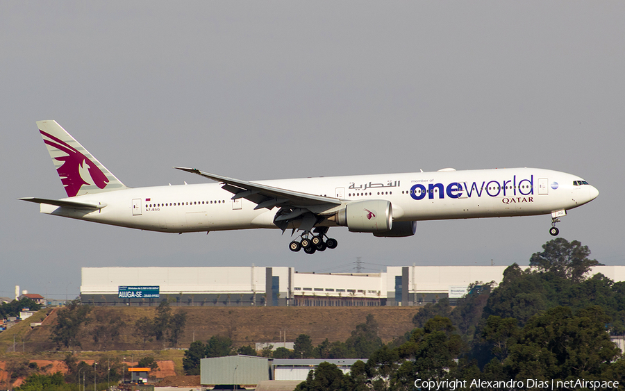 Qatar Airways Boeing 777-3DZ(ER) (A7-BAG) | Photo 519361