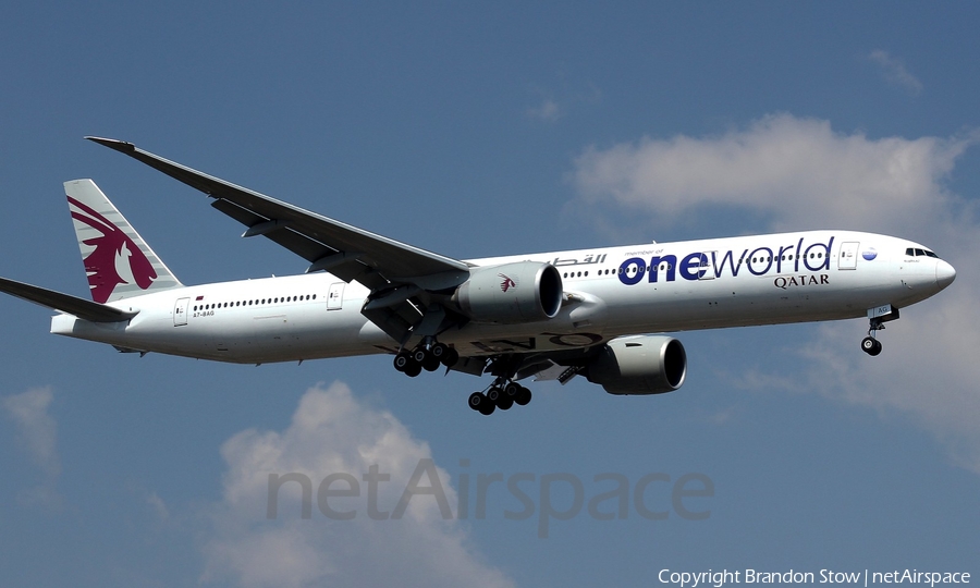Qatar Airways Boeing 777-3DZ(ER) (A7-BAG) | Photo 314613