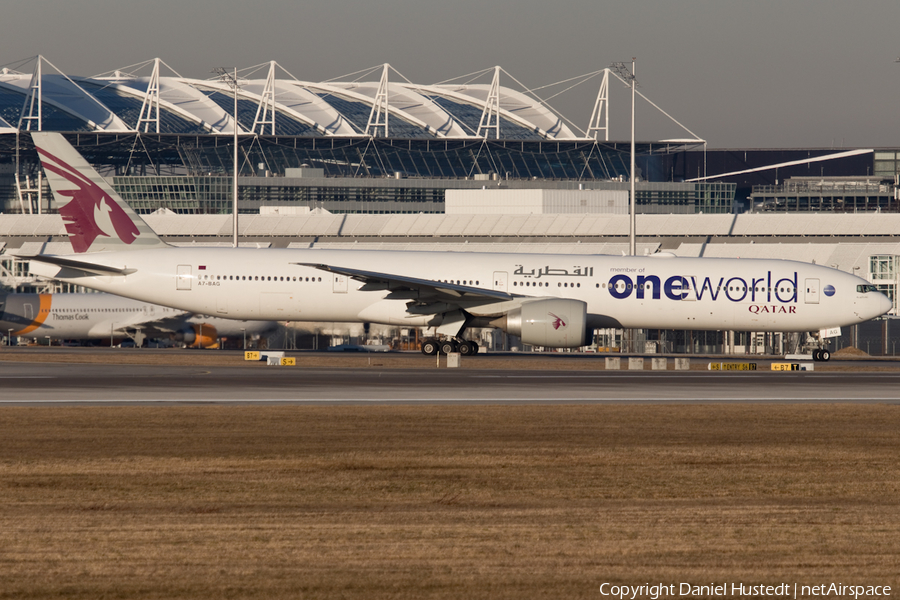Qatar Airways Boeing 777-3DZ(ER) (A7-BAG) | Photo 416790