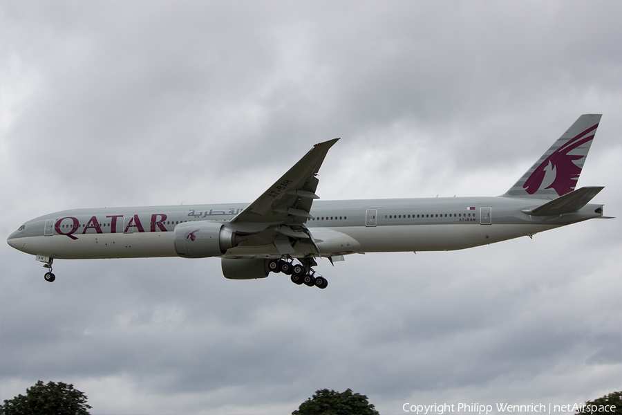 Qatar Airways Boeing 777-3DZ(ER) (A7-BAH) | Photo 115538