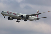 Qatar Airways Boeing 777-3DZ(ER) (A7-BAH) at  London - Heathrow, United Kingdom