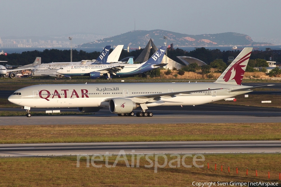 Qatar Airways Boeing 777-3DZ(ER) (A7-BAJ) | Photo 266008