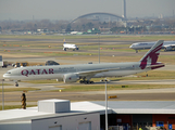 Qatar Airways Boeing 777-3DZ(ER) (A7-BAJ) at  London - Heathrow, United Kingdom