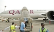 Qatar Airways Boeing 777-3DZ(ER) (A7-BAM) at  Doha - International (closed), Qatar