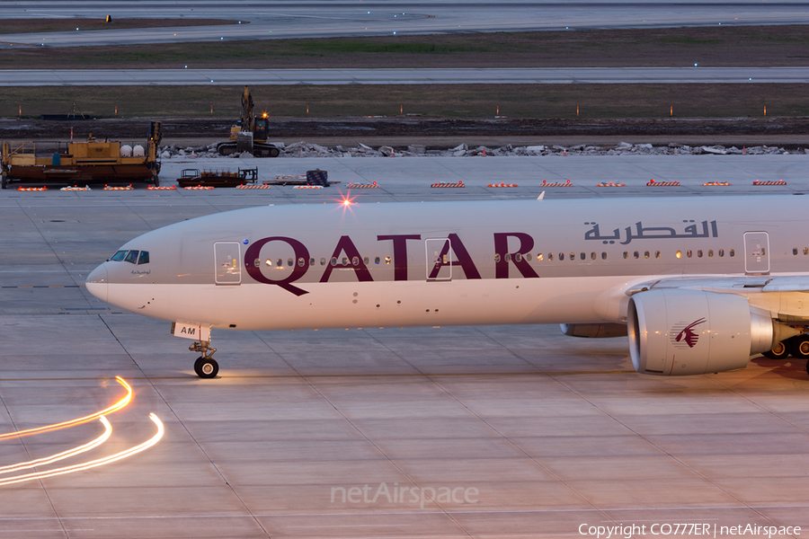 Qatar Airways Boeing 777-3DZ(ER) (A7-BAM) | Photo 66846