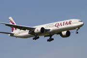 Qatar Airways Boeing 777-3DZ(ER) (A7-BAM) at  London - Heathrow, United Kingdom