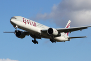 Qatar Airways Boeing 777-3DZ(ER) (A7-BAM) at  London - Heathrow, United Kingdom