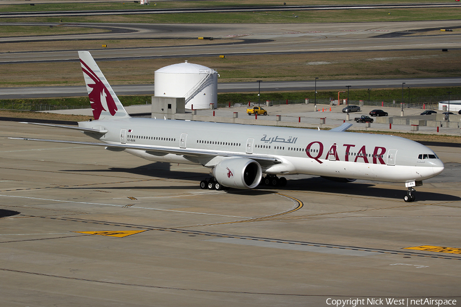 Qatar Airways Boeing 777-3DZ(ER) (A7-BAN) | Photo 308286