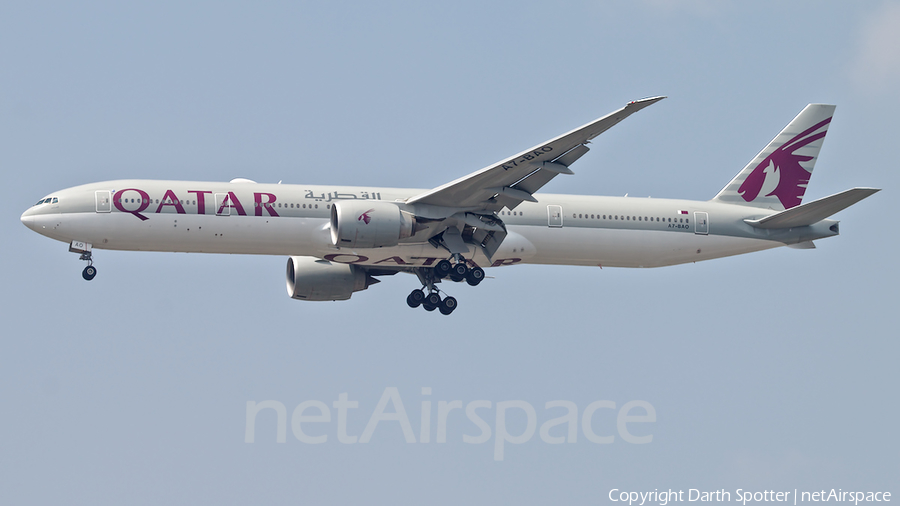 Qatar Airways Boeing 777-3DZ(ER) (A7-BAO) | Photo 317651