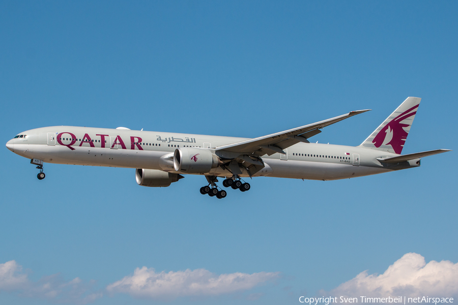 Qatar Airways Boeing 777-3DZ(ER) (A7-BAO) | Photo 467260