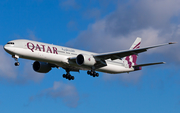 Qatar Airways Boeing 777-3DZ(ER) (A7-BAO) at  London - Heathrow, United Kingdom