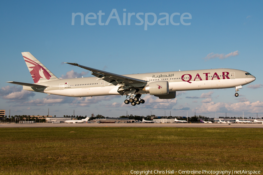 Qatar Airways Boeing 777-3DZ(ER) (A7-BAO) | Photo 132601