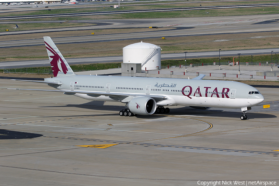 Qatar Airways Boeing 777-3DZ(ER) (A7-BAQ) | Photo 304510