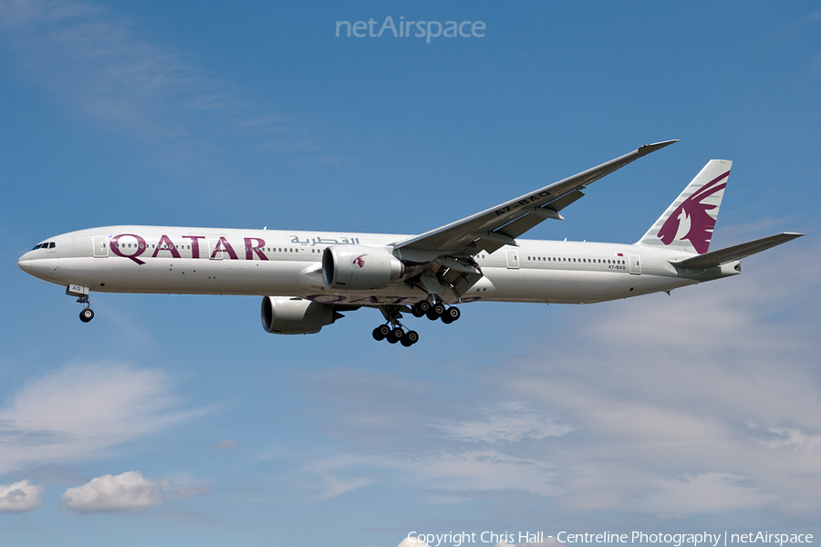 Qatar Airways Boeing 777-3DZ(ER) (A7-BAQ) | Photo 57515