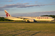 Qatar Airways Boeing 777-3DZ(ER) (A7-BAQ) at  Maastricht-Aachen, Netherlands