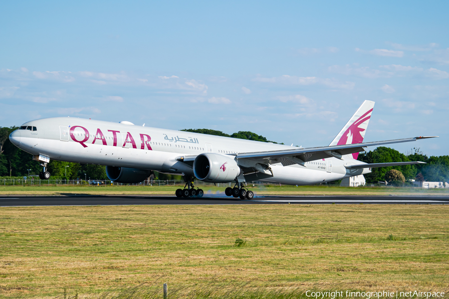 Qatar Airways Boeing 777-3DZ(ER) (A7-BAQ) | Photo 429254