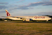 Qatar Airways Boeing 777-3DZ(ER) (A7-BAQ) at  Maastricht-Aachen, Netherlands